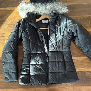 Columbia Crest Quilted Faux Fur winter jacket